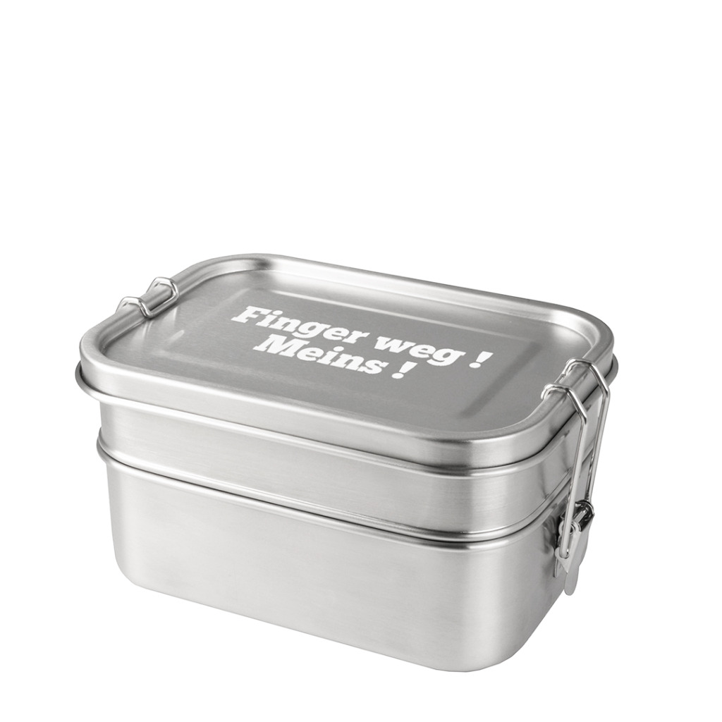 Edelstahl Lunchbox - Doppeldecker main image
