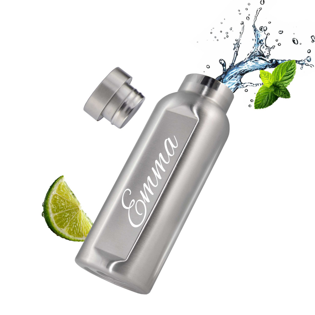 Laken Edelstahl Trinkflasche 0,35 L – Robust, Leicht, BPA-frei, Mit Vintage-Verschluss