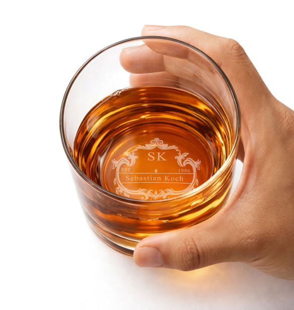 Whiskyglas Bodengravur groß