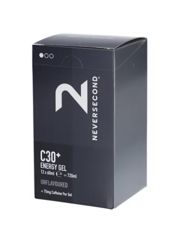 C30+ Energy Gel BOX Unflavored + Caffeine
