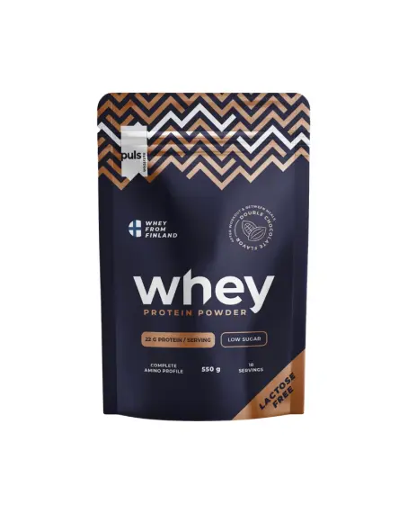 PULS WHEY Double Chocolate 550g fără lactoză