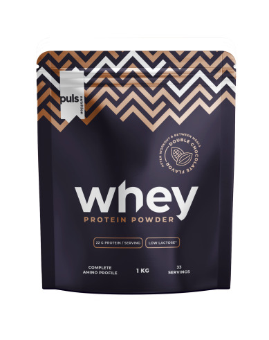 WHEY Double chocolate 1 kg low lactose